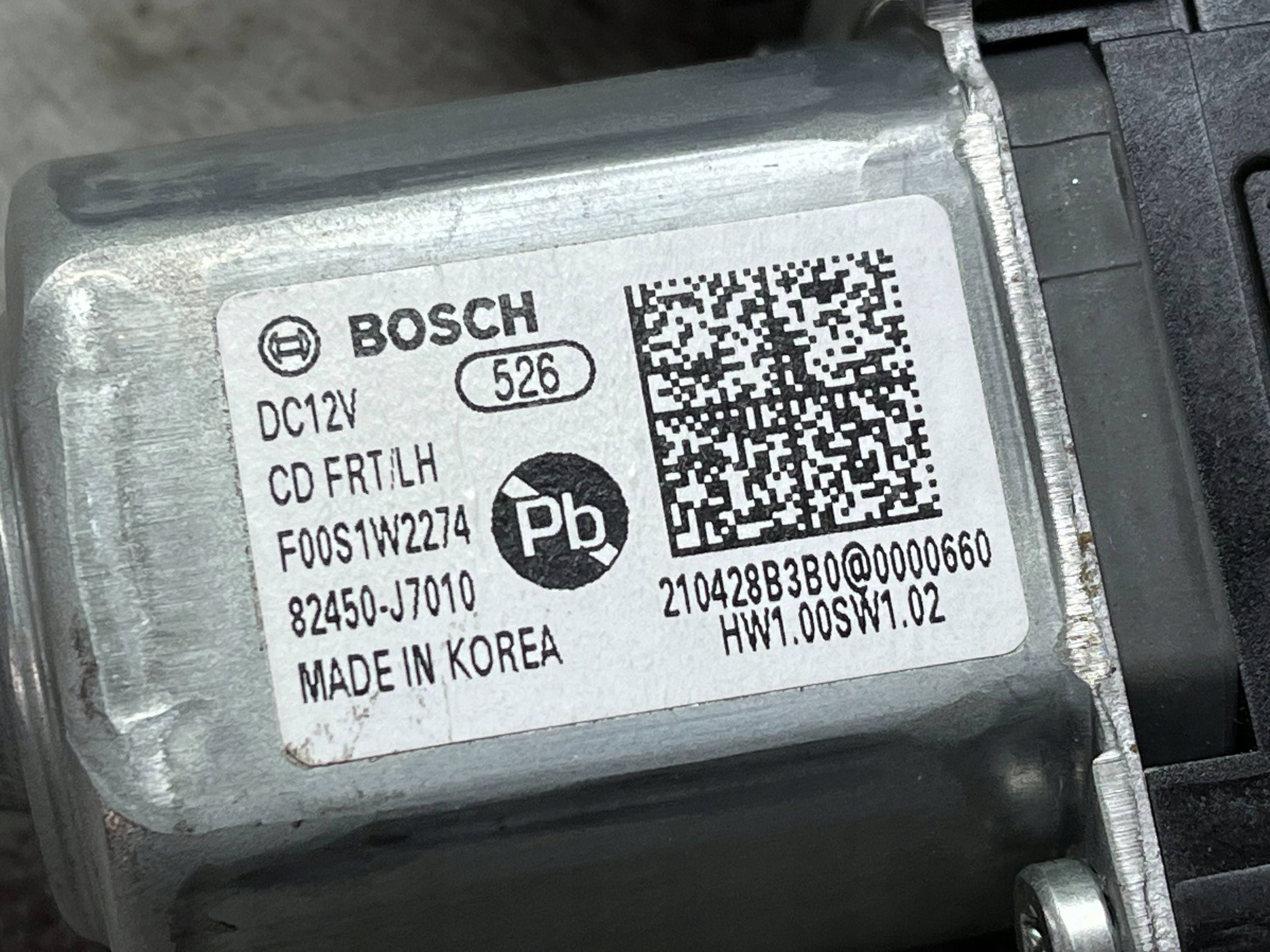 KIA CEED III 18- HB mini motor PODNOSNIKA windows left front 82450J7010 !J