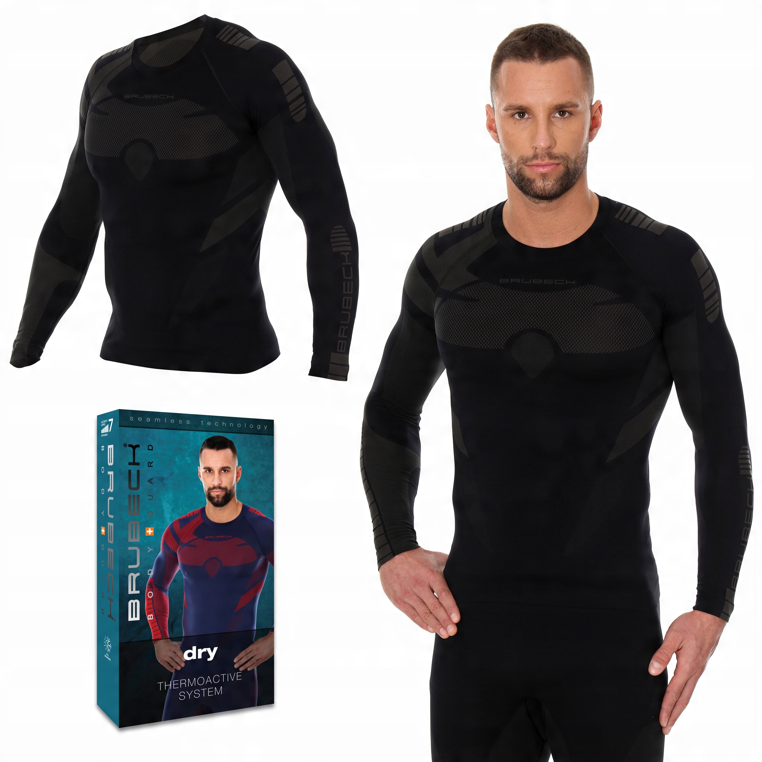

Brubeck Dry LS13080 bluza Termoaktywna męska - XL