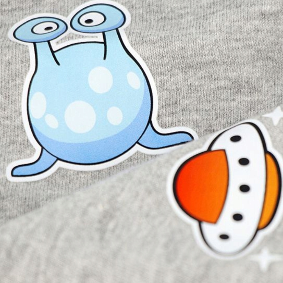 Śmieszne naprasowanki na ubrania dla dzieci space Płeć uniseks