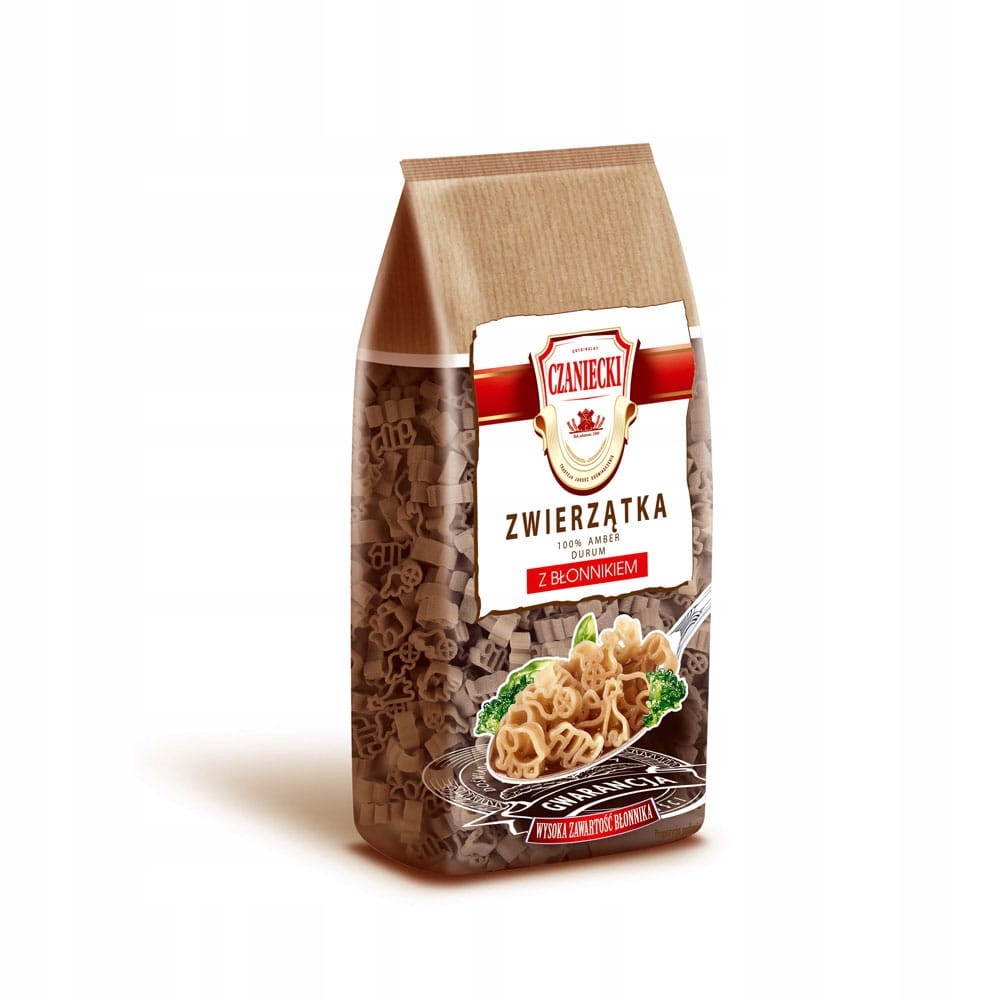 Levně 10 x Těstoviny Czaniecki s vlákninou Zvířátka 250 g Czaniecki