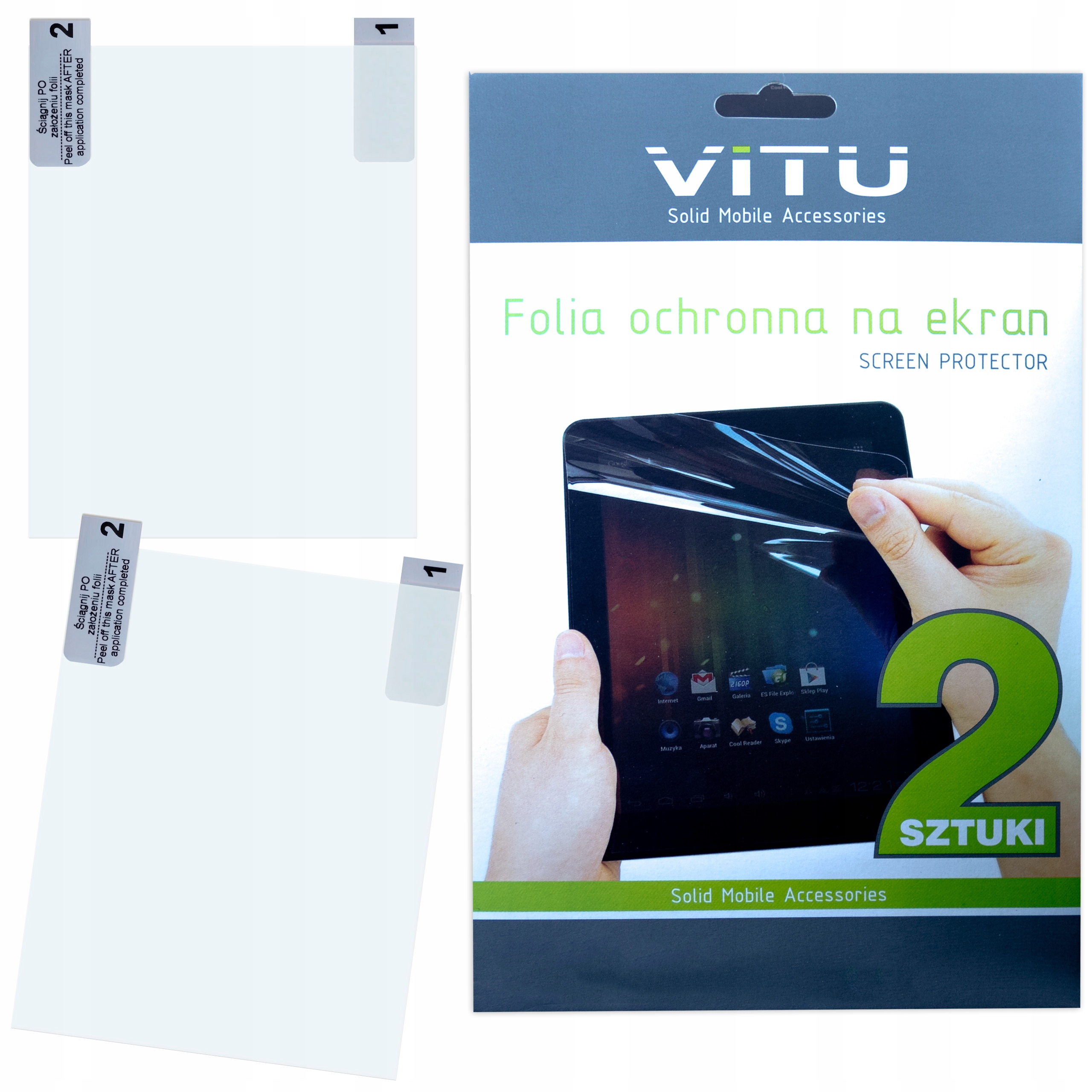 

2 x Folia na telefon 76 x 51 mm ekran 3,6 cala 3:2