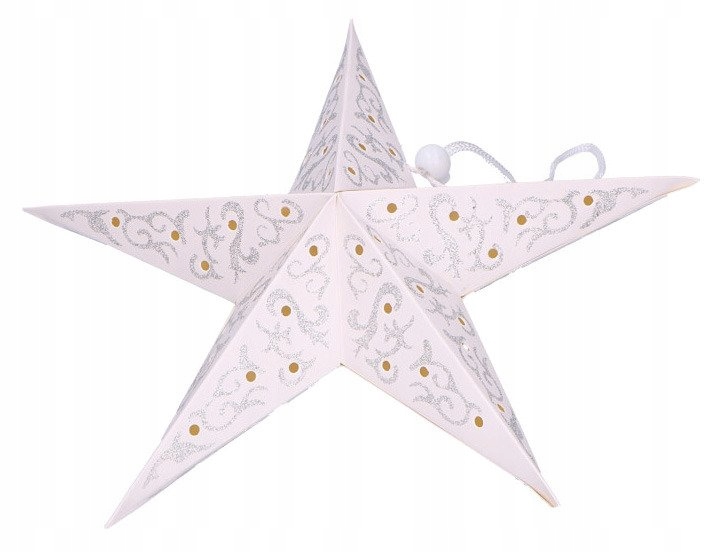

Gwiazda papierowa biała 27cm