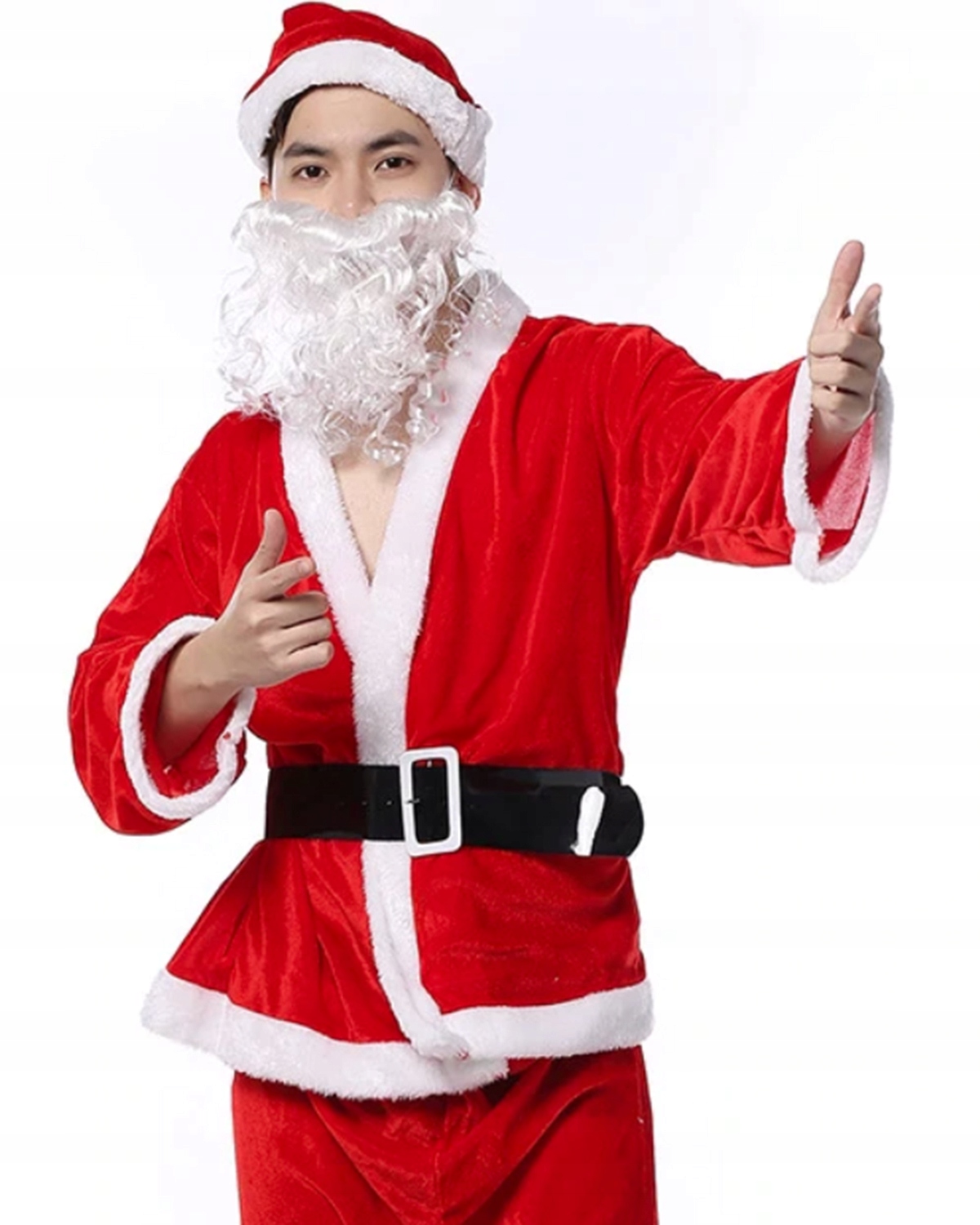 

Broda mikołaja przebranie gwiazdora strój 20cm