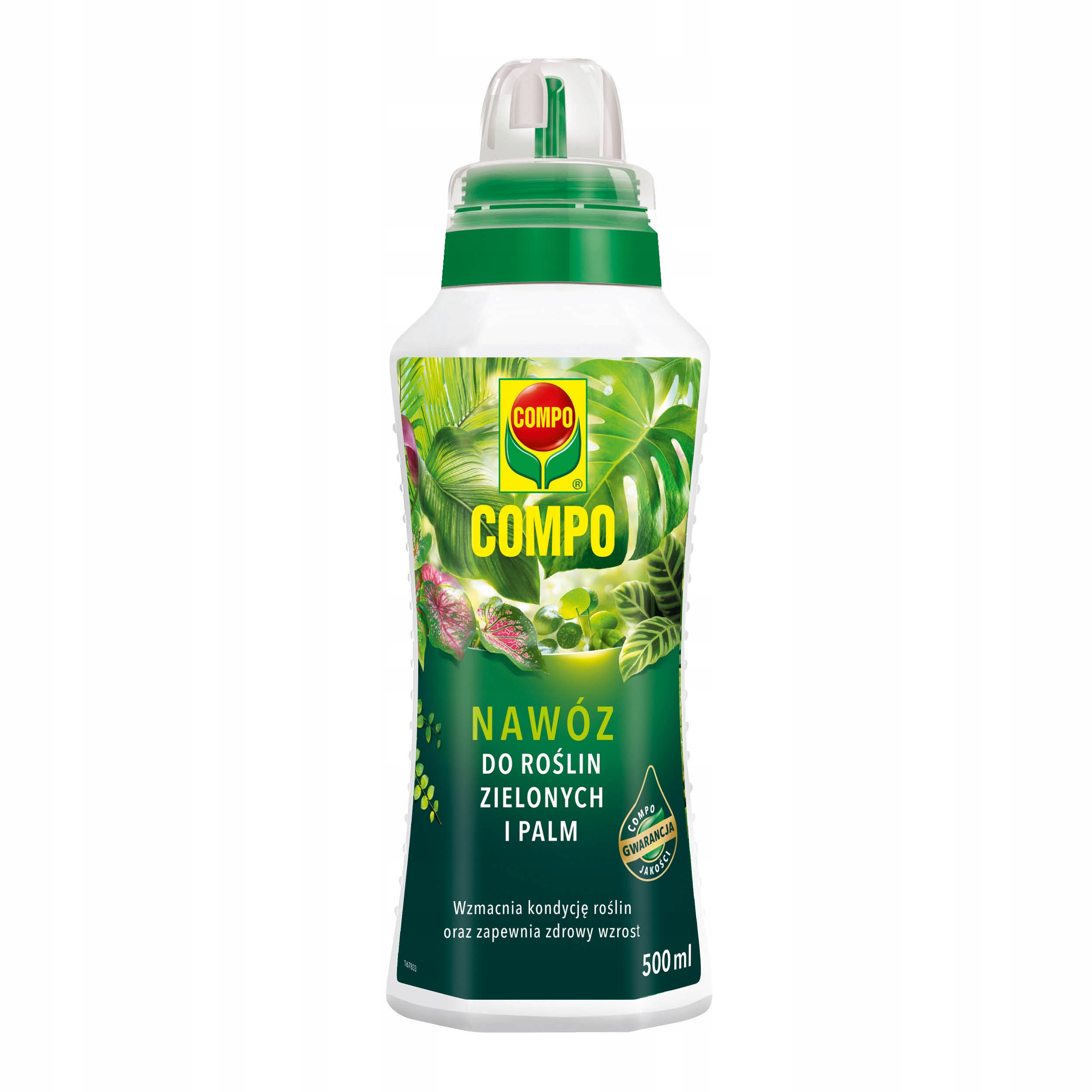 NAWÓZ DO ROŚLIN ZIELONYCH I PALM: DRACENY FIKUSA MONSTERY PAPROCI COMPO Kod producenta NAWÓZ DO ROŚLIN ZIELONYCH 500 ML