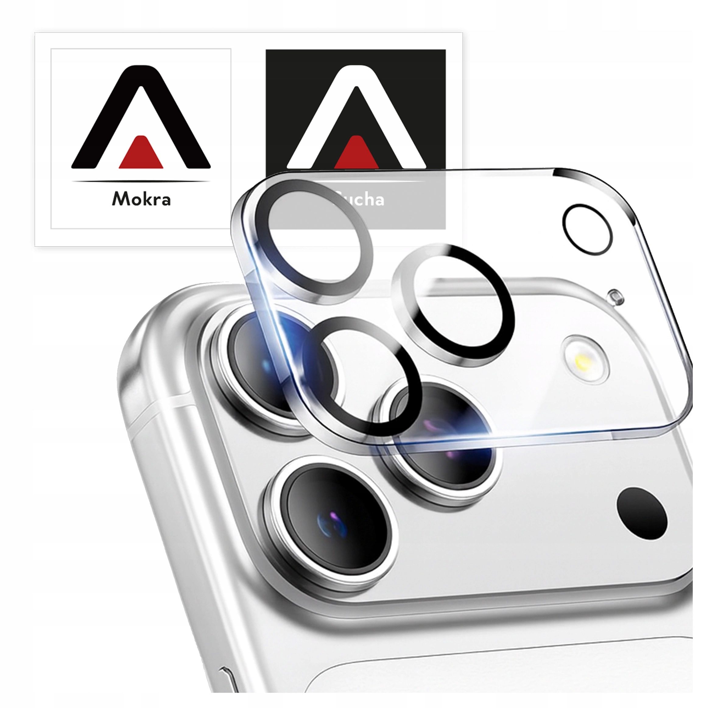 Szkło Ochronne na Obiektyw Aparatu do iPhone 17 Pro, Wzmocnione, Odporne