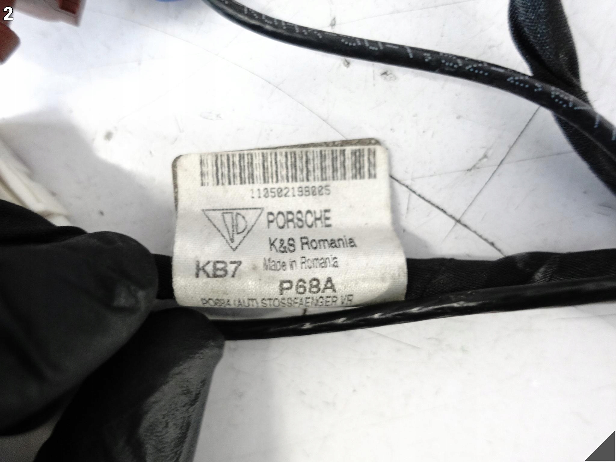 PORSCHE 911 992 19- bundle wiring PDC W bumper front 992972156B