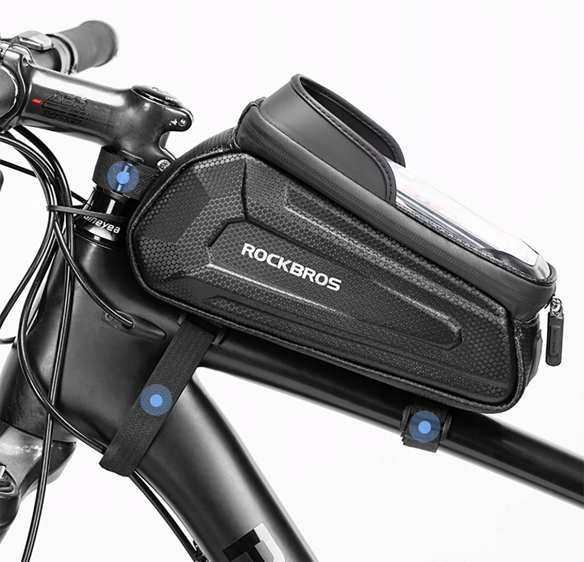 SAKWA ROWEROWA WODOODPORA TORBA NA RAMĘ PANCERNA Z POKROWCEM NA DO TELEFON Kod producenta Sakwa Na Ramę Roweru Braders