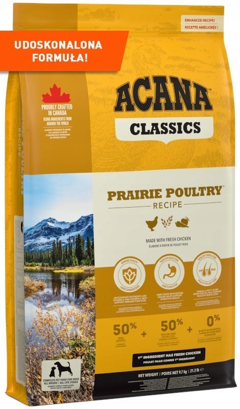 Acana sucha karma dla psa Prairie Poultry Dog 9,7kg