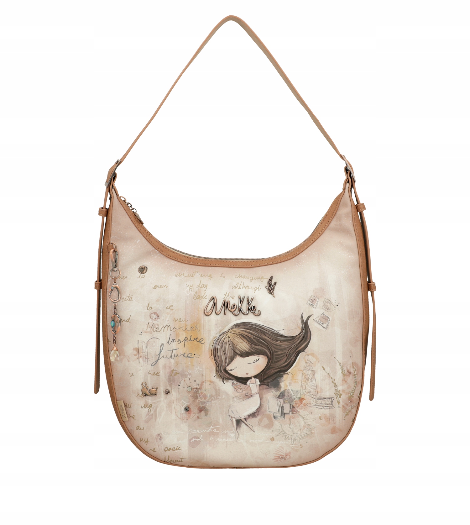 Anekke Memories Velká Dámská Kabelka S Popruhem Shopperbag Módní