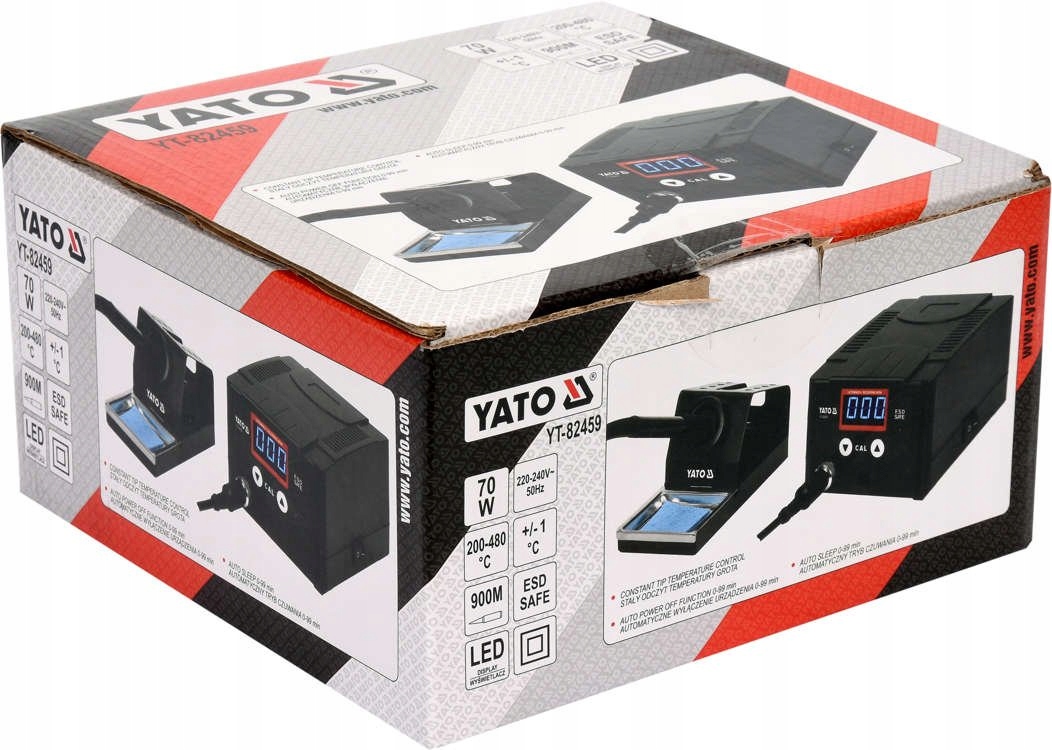 STACJA LUTOWNICZA 70W Z WYŚWIETLACZEM LCD YATO Moc 70 W