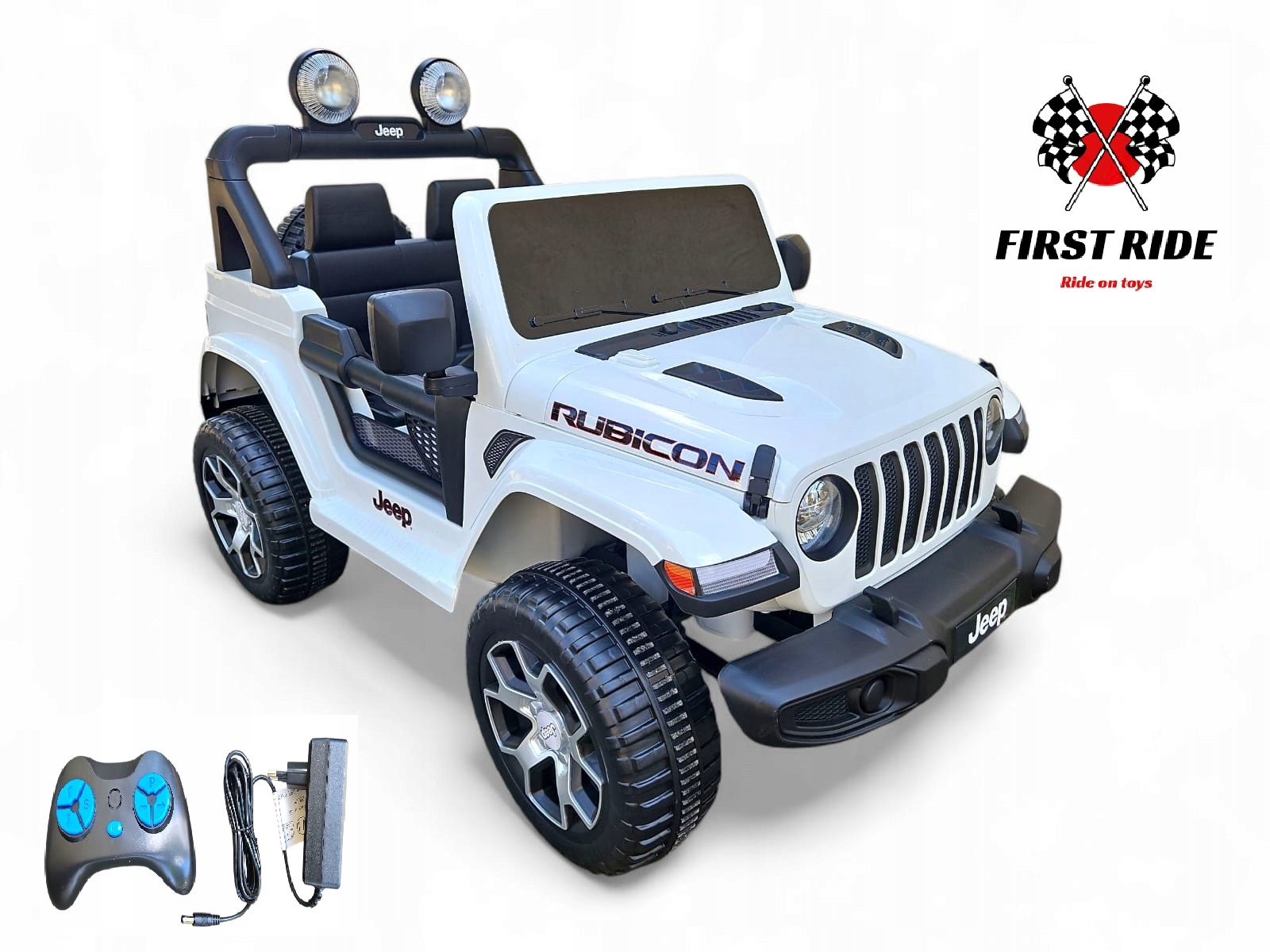 Jeep 12V 10AH 4x4 terenowy pojazd quad akumulatorowy 4x45W Pilot amort