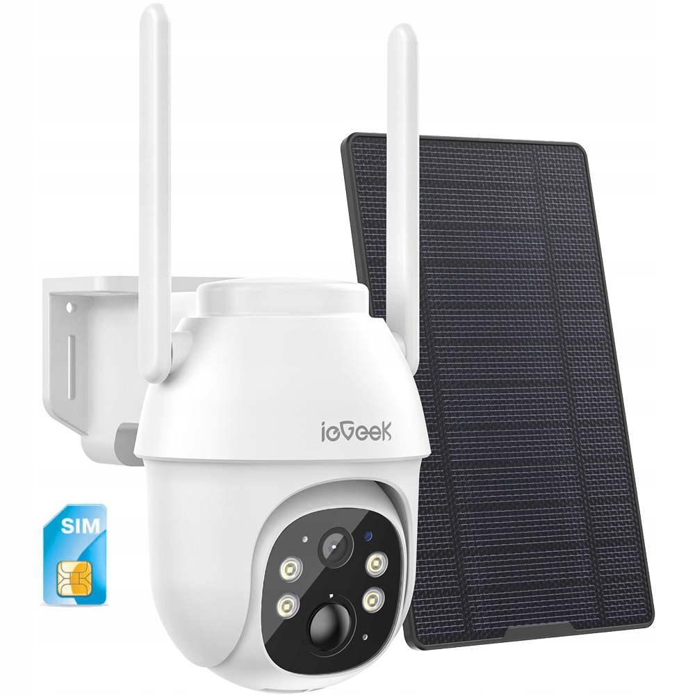 

Kamera Solarna Obrotowa Gsm 4G Lte Sim 2K 3MP Ip