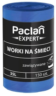

Worki na śmieci wiązane Paclan Expert 35L 150szt.