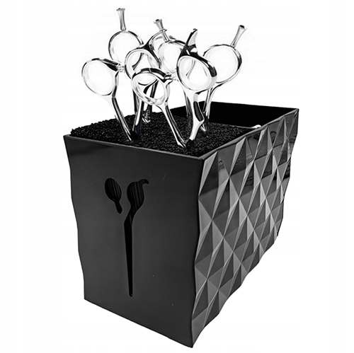 Detreu Dvojitý Stojan Na Nůžky Pro Kadeřnické Nástroje Černý 6135