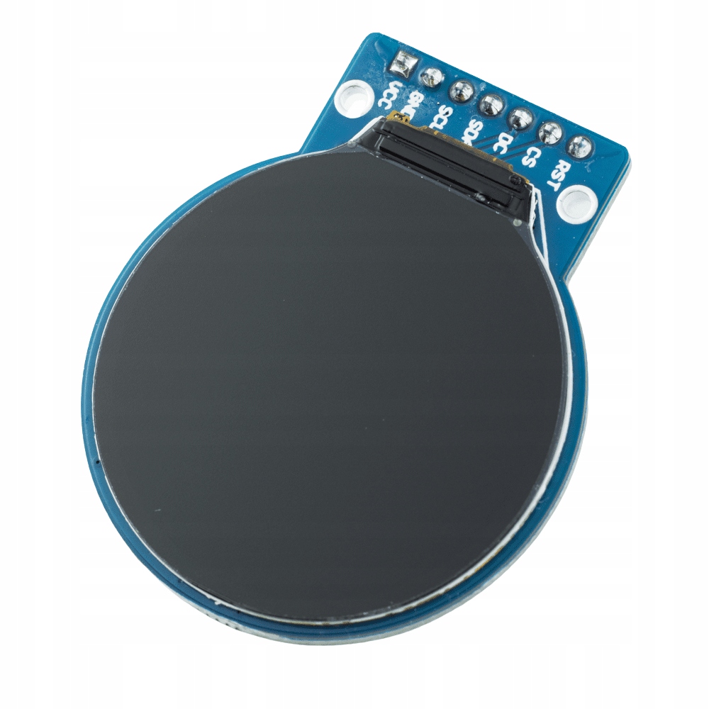 

Okrągły wyświetlacz Tft Ips 1,28" 240x240 Spi