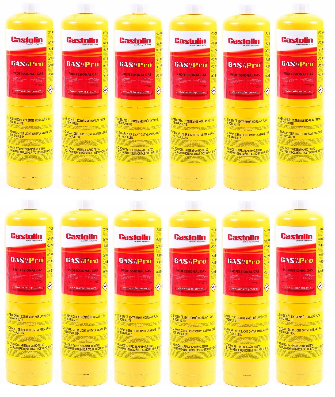 Castolin GAS PRO MAPP 400ml 12 sztuk KARTON