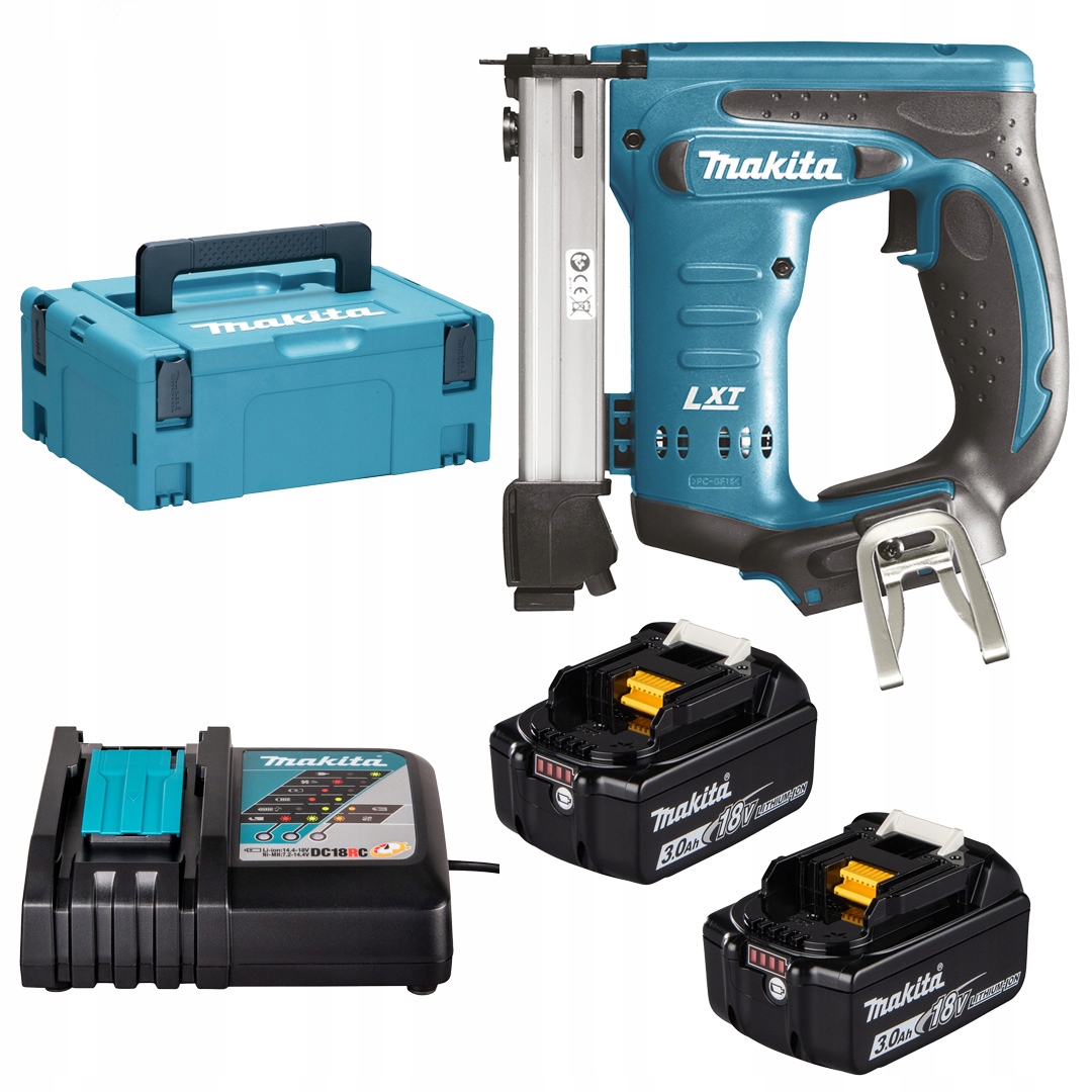 Sešívačka Makita DST221RFJ Lxt 18V 2x3Ah 0,6 x 1,2 Ga kufr