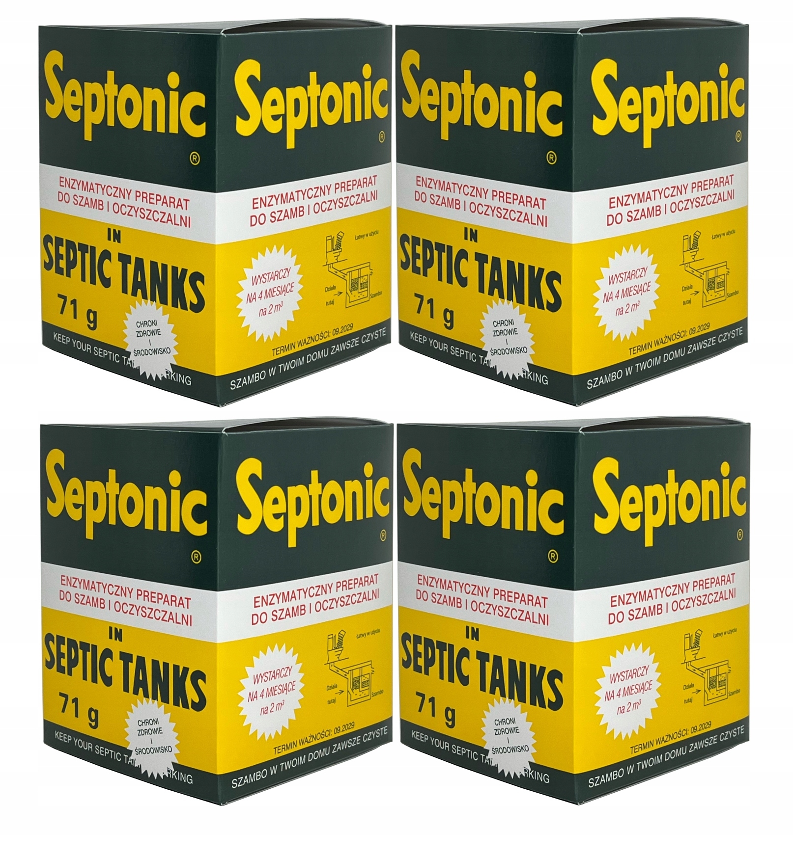 Septonic 16 Saszetek Preparat Do Szamb Oczyszczaln