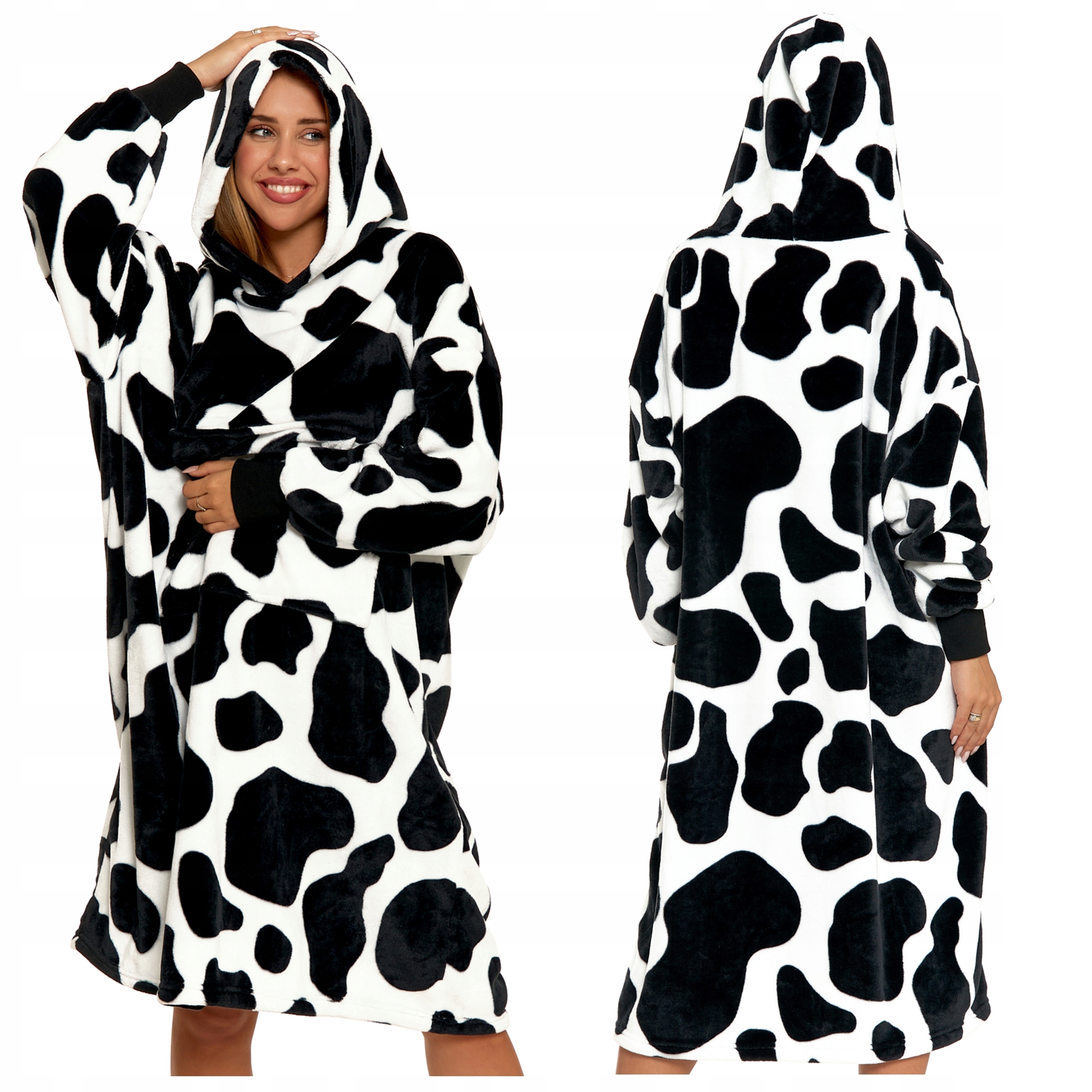 Mikinová Deka Ciepła Oversize mikina unisex halenka vel.