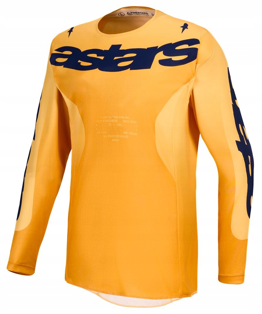 Mikina Na Crossa Quada Alpinestars Racer Amber Or/gd/bl (XL) 3760827-4012-XL