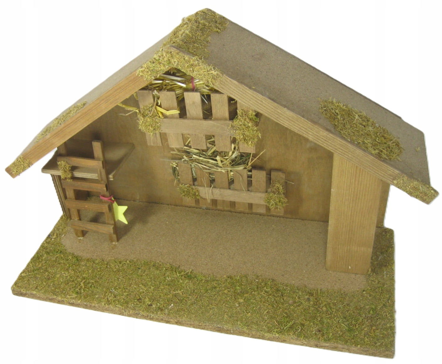 Vianočný Betlehem 40x17x26 cm, pre postavy 10 cm