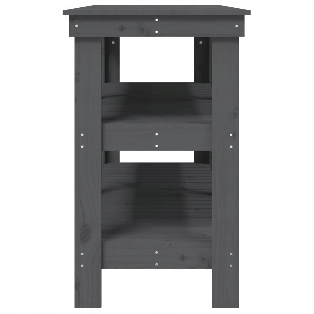 Stolik roboczy, szary, 142,5x50x80 cm, lite drewno EAN (GTIN) 8720845641764