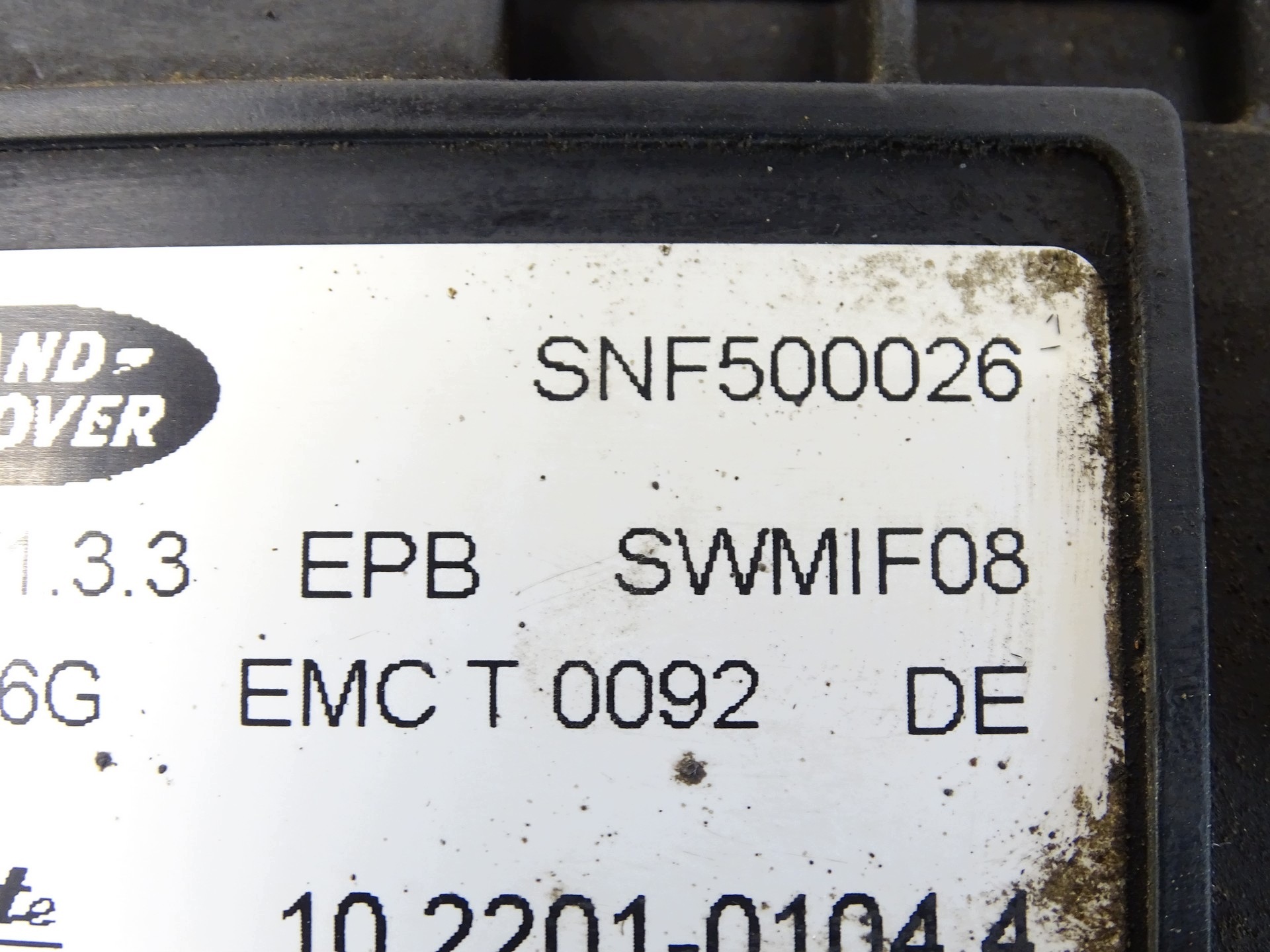 control unit brake electric electrical LAND ROVER DISCOVERY III SNF500026