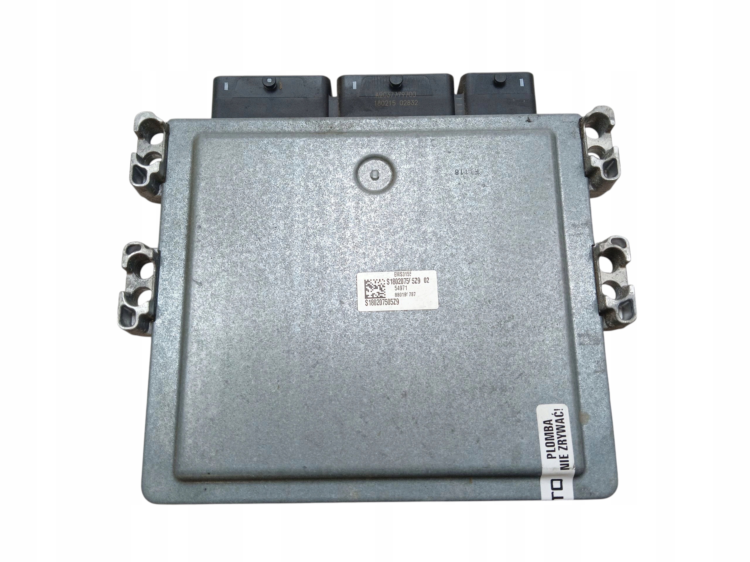 computer control unit of the engine RENAULT KADJAR 1.2 TCE 130KM 2371062