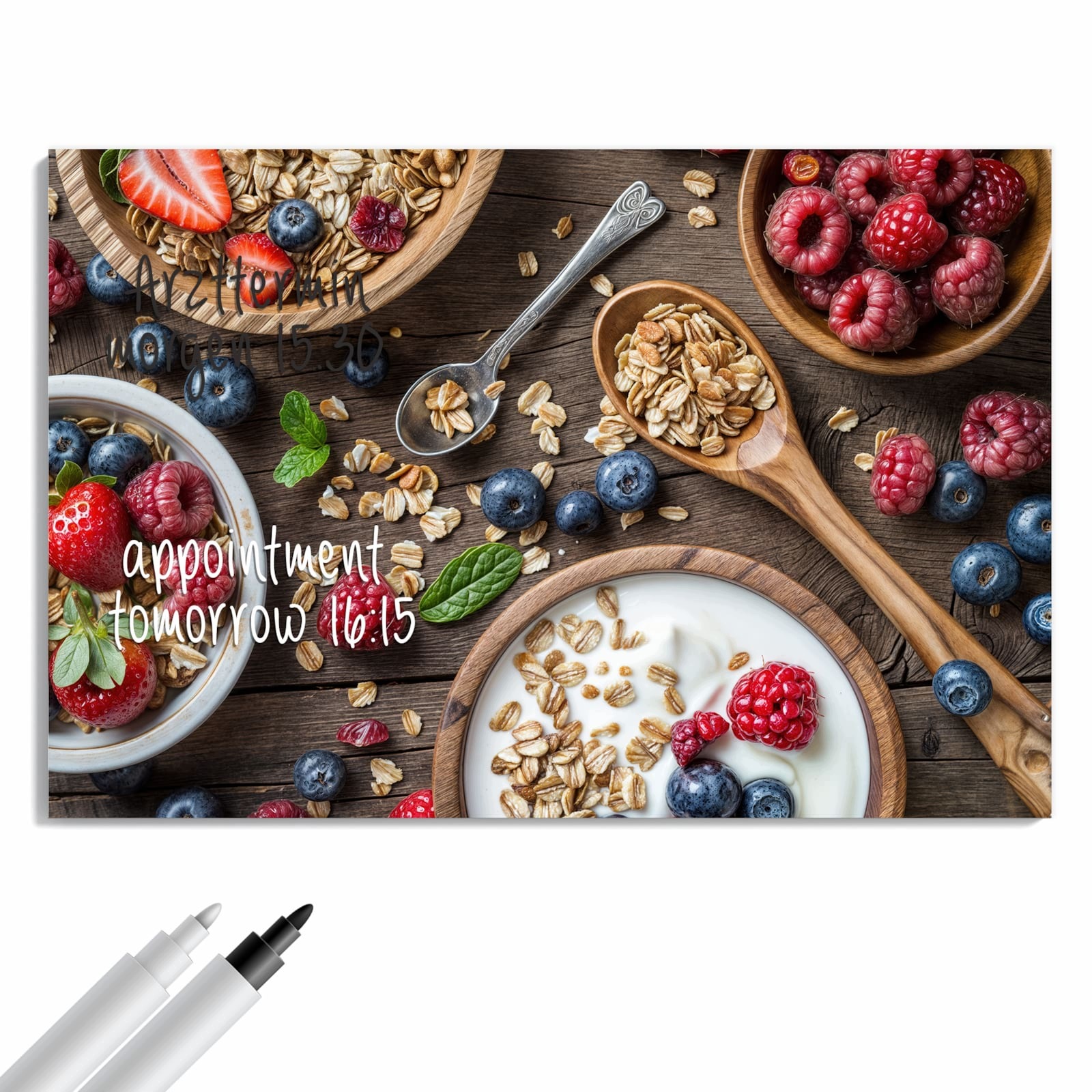 Magnetická tabule Jagodové Müsli 90 × 60 cm