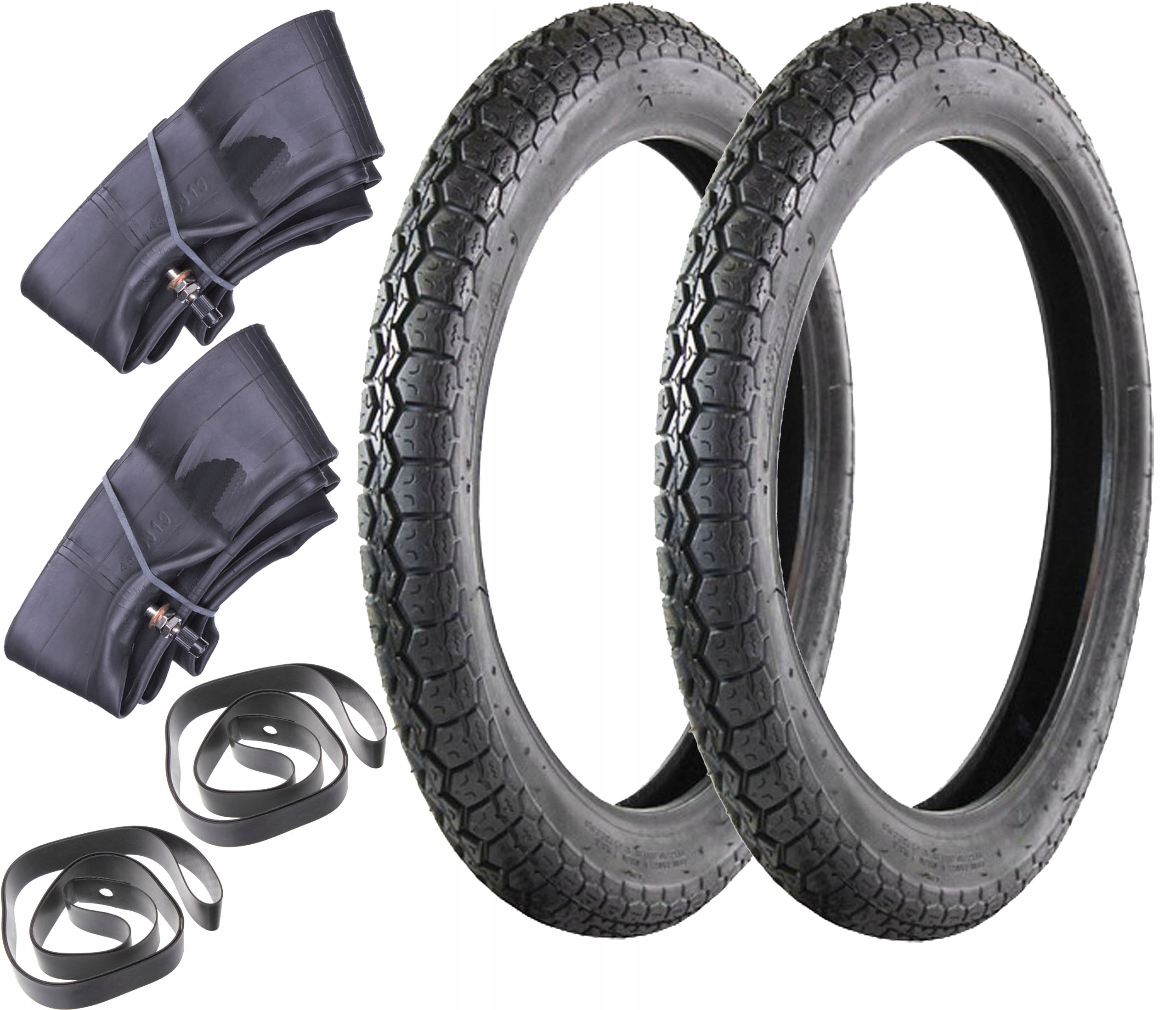 

2X Opona Dętka 18 x 3.00 Wsk 125 175 Jawa Cz Mz Ts