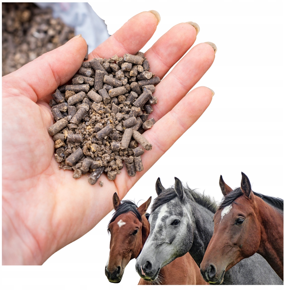 Granulovaný koňský hnůj 25 kg granulovaný Čerstvý produkt pro zahradu