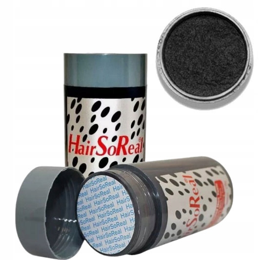 Hair So Real 28g Hsr Zahušťování vlasů Mikrovlákna Usa HairSoReal Černá