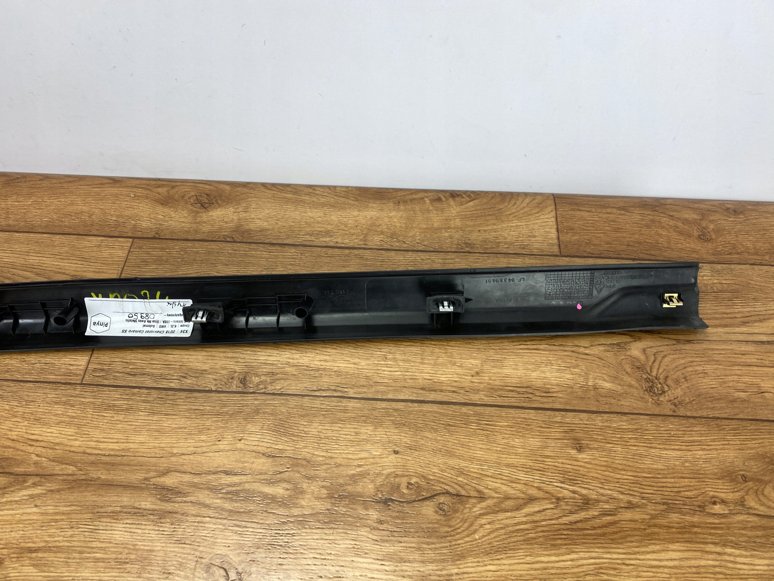 Blende Abdeckung DER SCHWELLE Chevrolet Camaro 2016+ USA