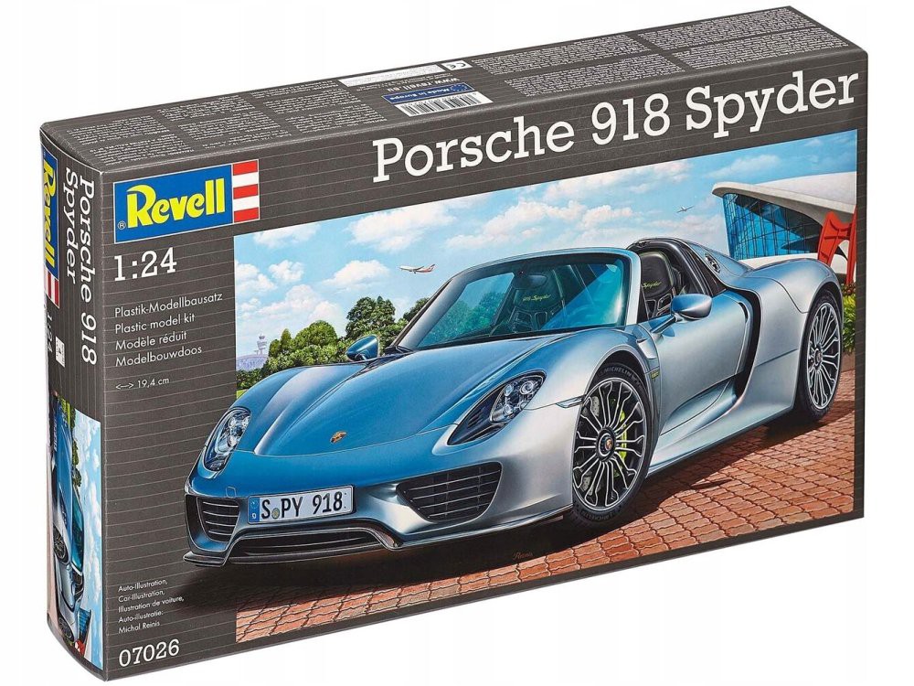 1/24 Slepovací auto Porsche 918 Spyder Revell 07026