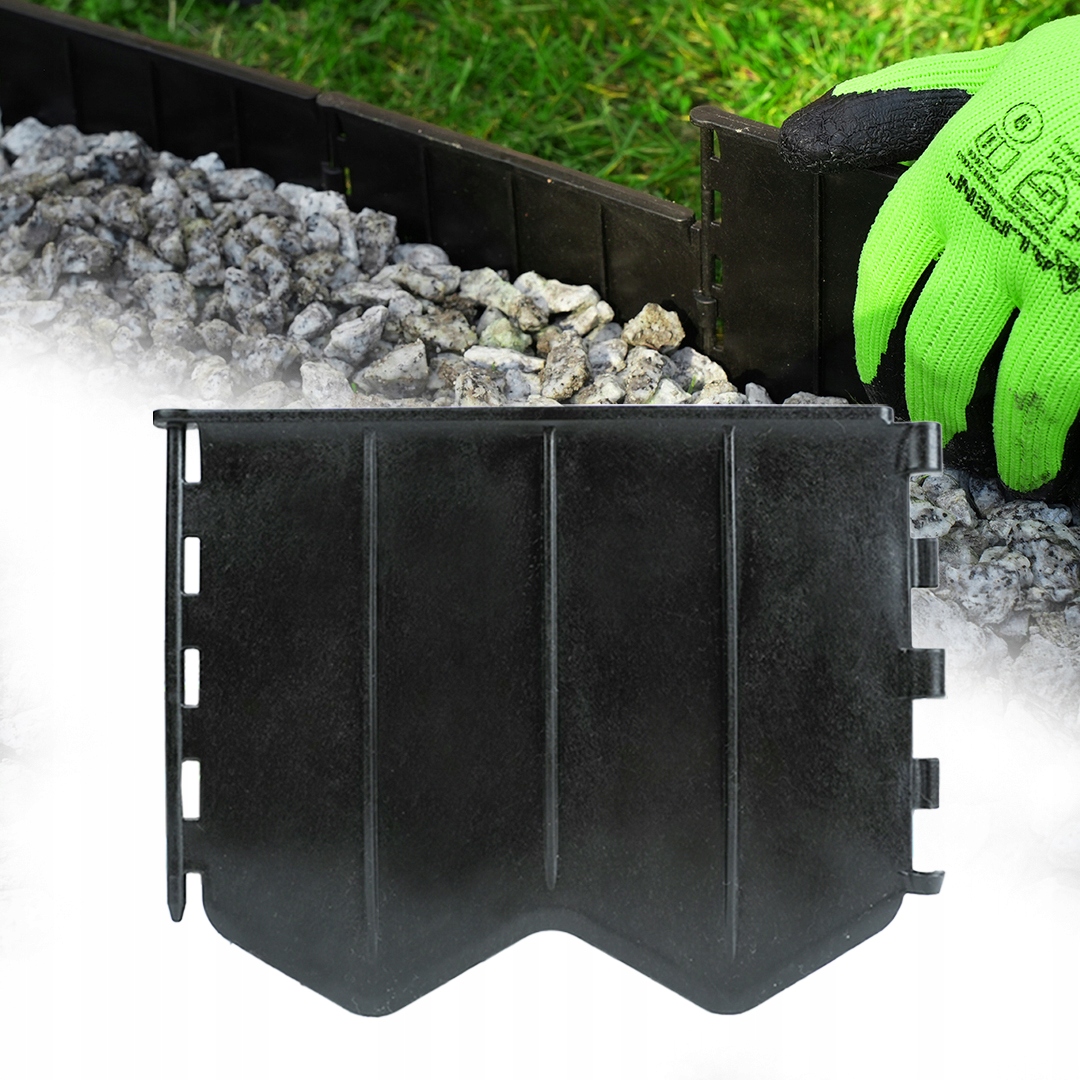 Obrzeże ogrodowe Wbijane 12cm 15m Elastyczne, trwałe, montaż bez kopania