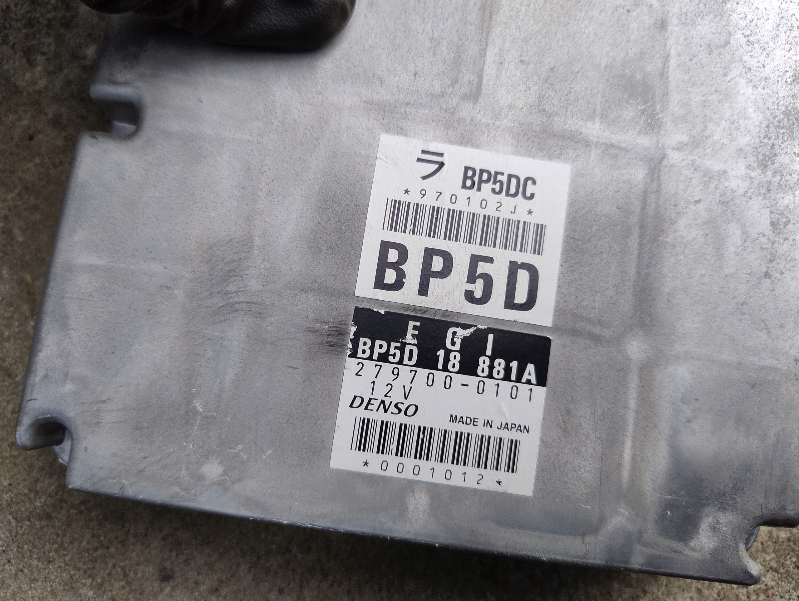 computer control unit MAZDA MX-5 279700-0101 BP5C
