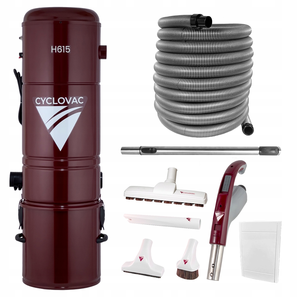 Centrální Vysavač Cyclo Vac H615 Set Retra 12