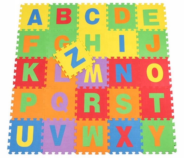 

Puzzle Piankowe Mata Edukacyjna Literki 26 El.