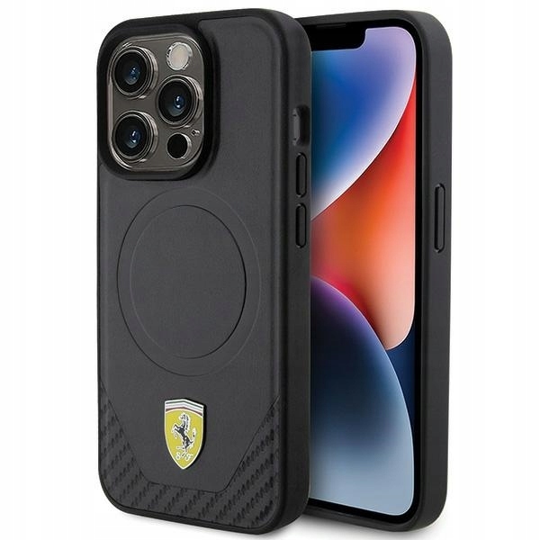 Ferrari FEHMP15LPTEK pouzdro pouzdro kryt pouzdro pro iPhone 15 Pro 6.1" MagSafe