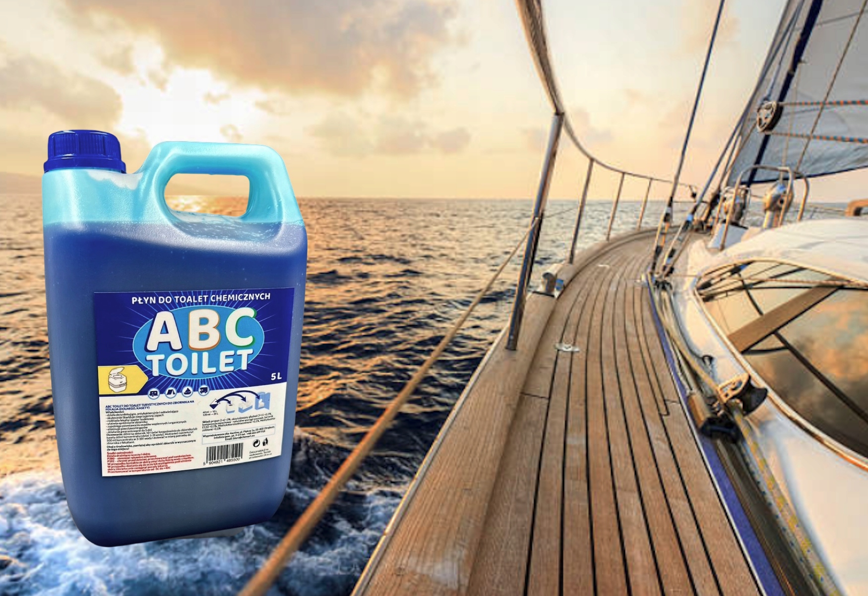 Płyn do toalet turystycznych ABC TOILET 5L NOWOŚĆ! EAN (GTIN) 5904921485500