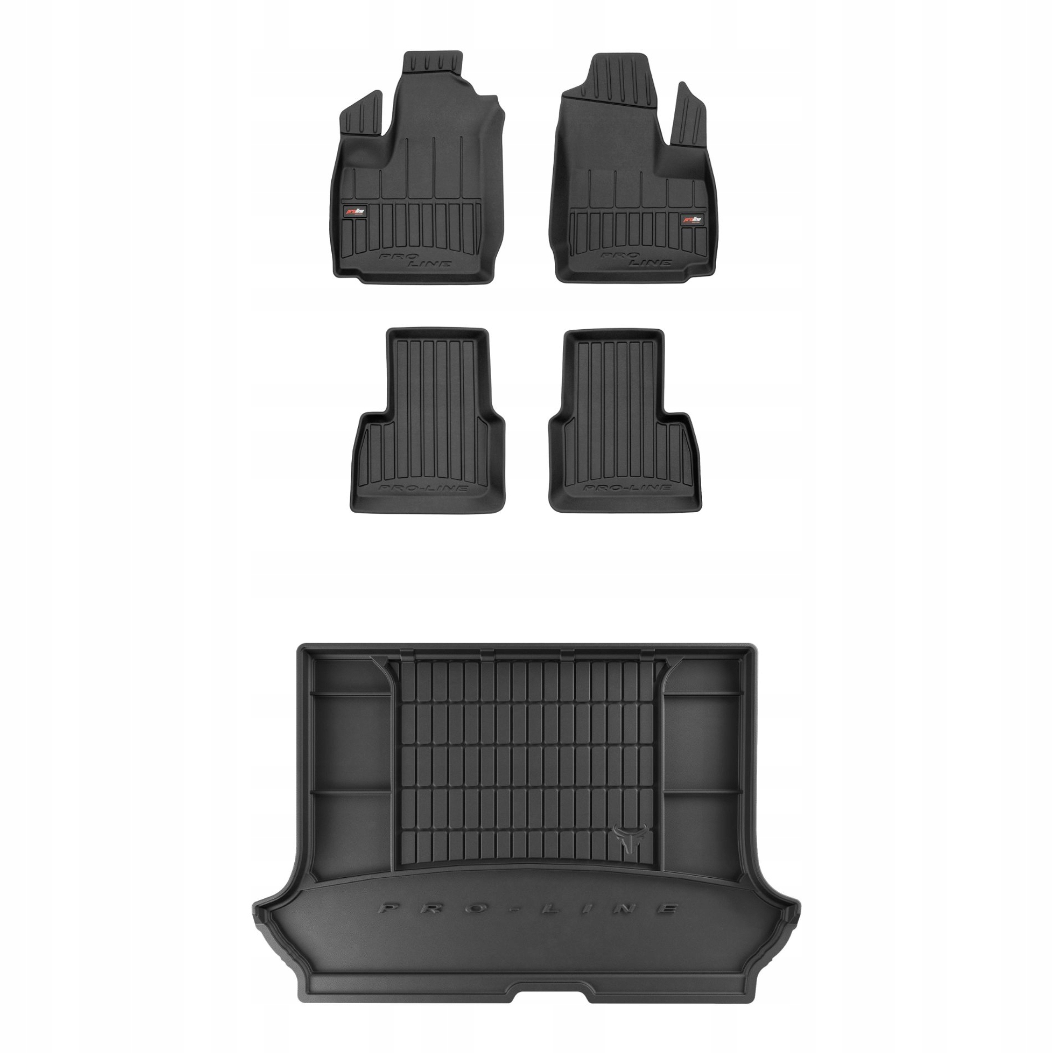 Sada gumových kobercov a rohoží pre Fiat Doblo I 2000-2010