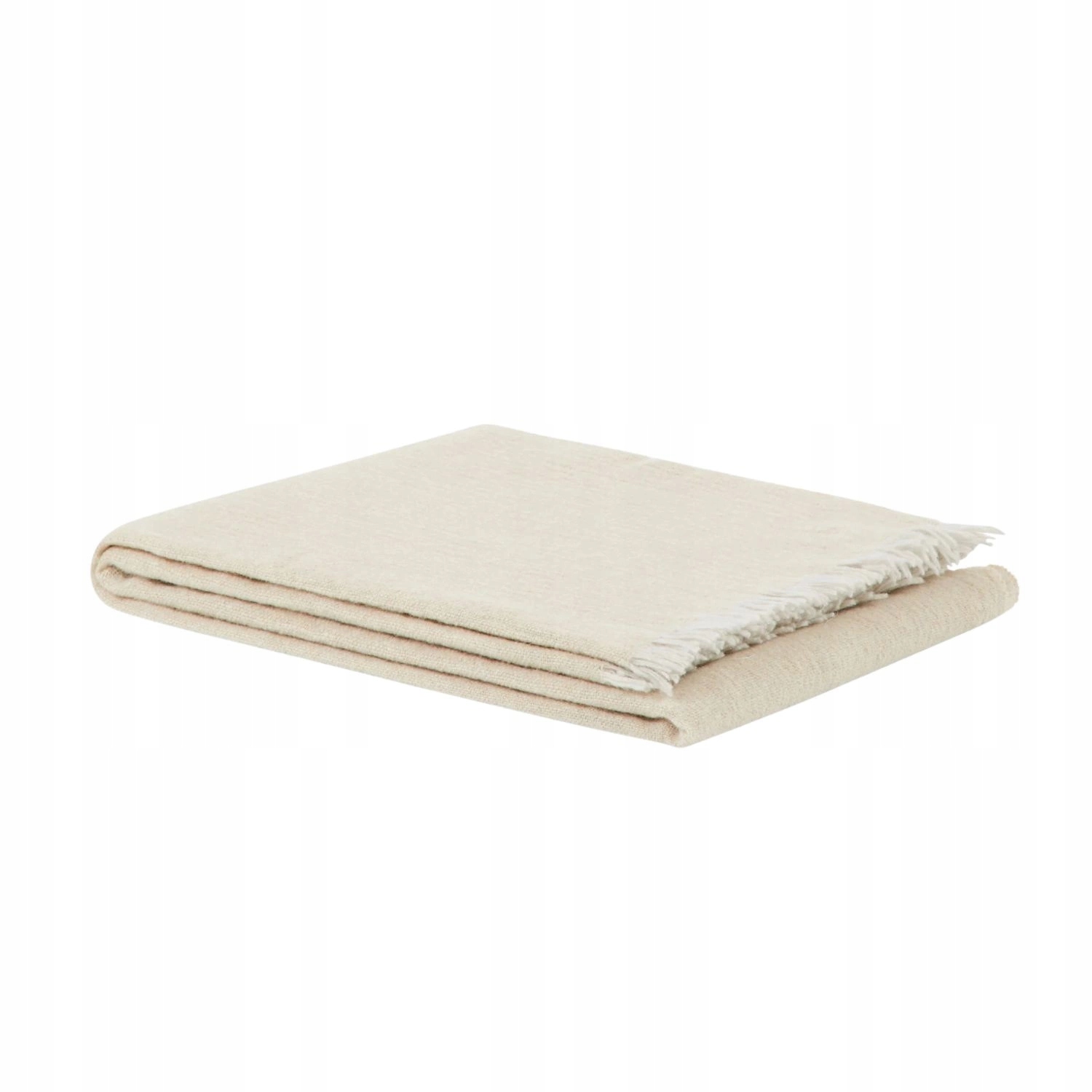 Kašmírová vlnená deka Lanerossi merino vlna Premium Italy béžová 120x170