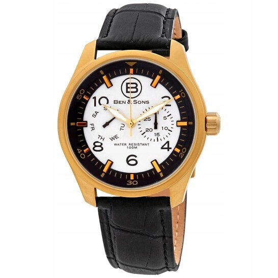 Nové, Masivní Pánské Hodinky Ben And Sons Marshall