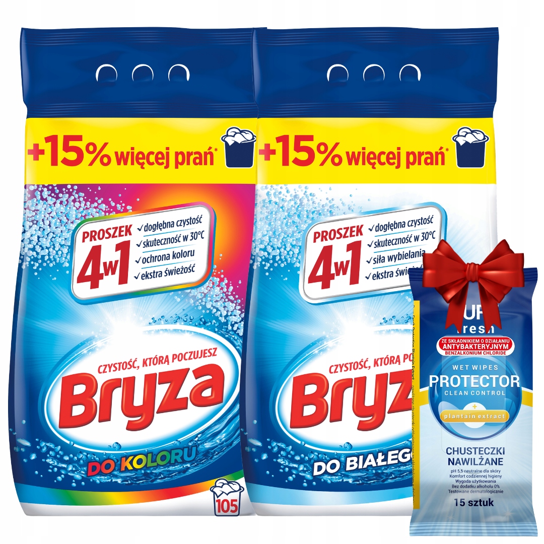 Bryza Proszek Prania 4w1 Color White 13,65kg 210pr
