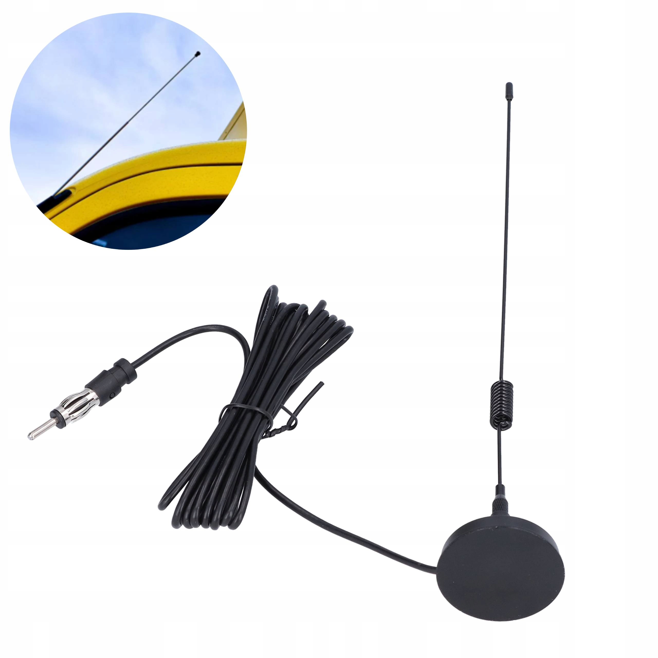 Antena Samochodowa 30CM 45mm Adapter Universal