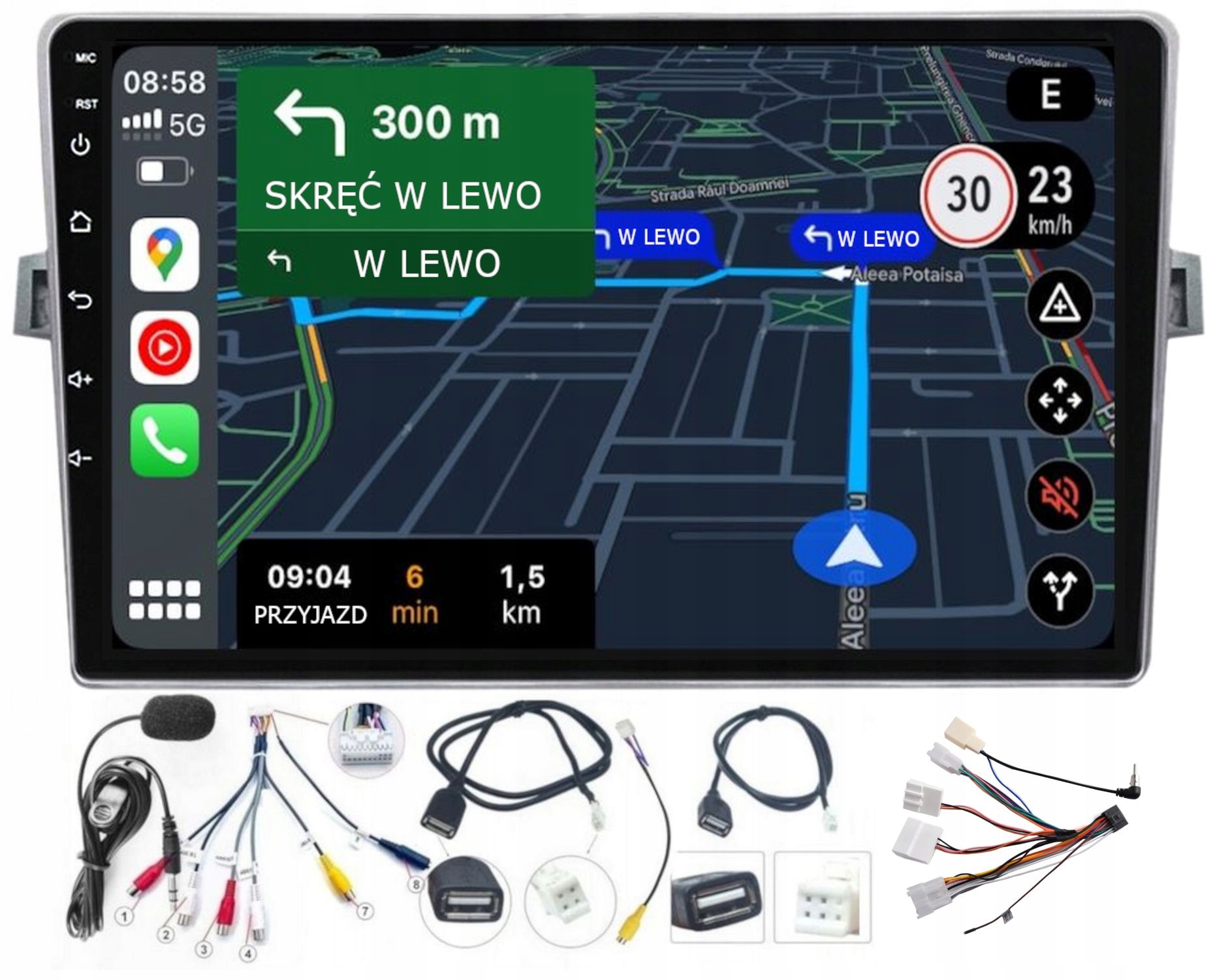Autorádio Toyota Verso 2009-2017 Carplay Android-auto Bluetooth