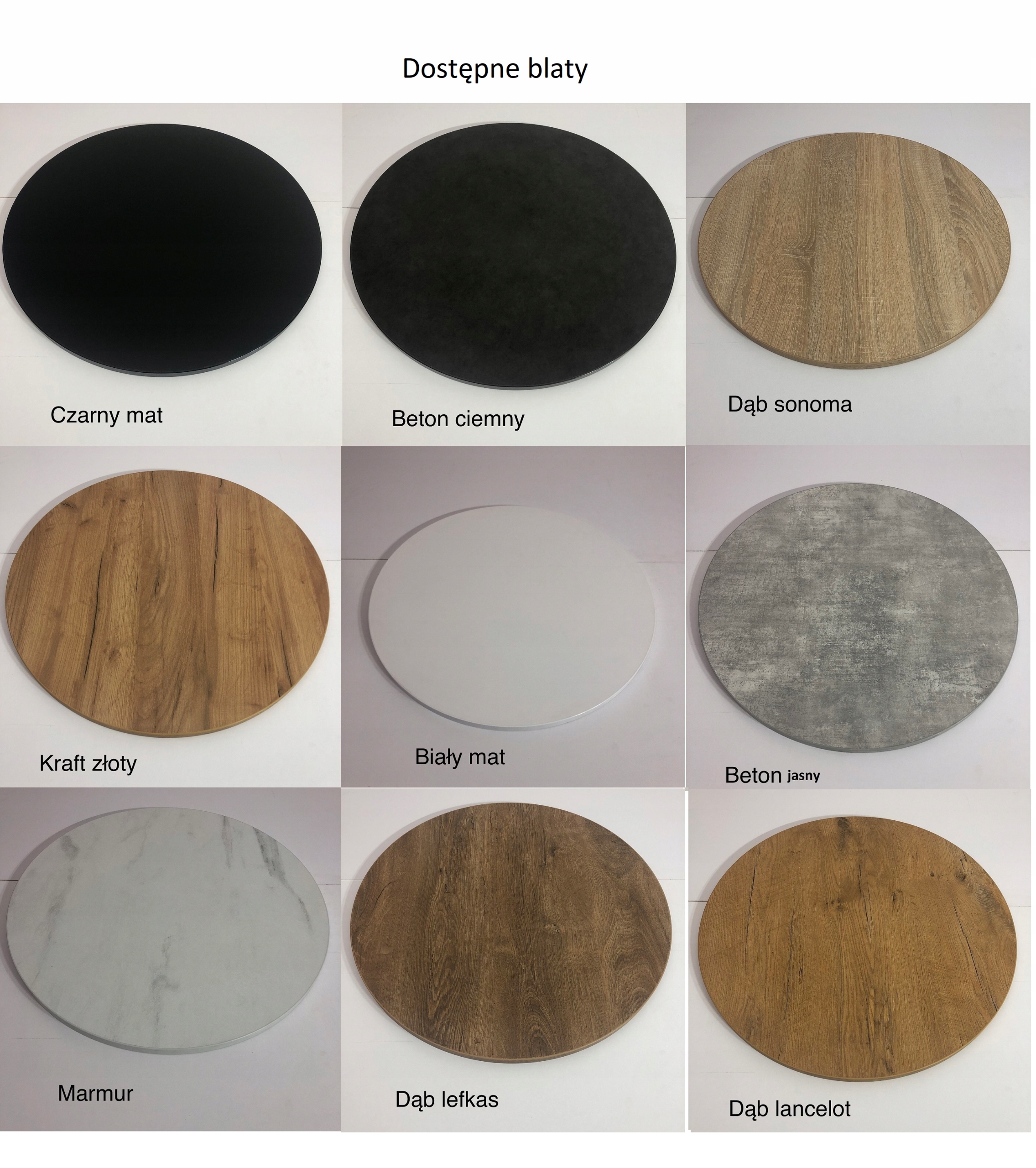 Stół okrągły NESTO 100/180 LOFT nogi metal Szerokość mebla 100 cm