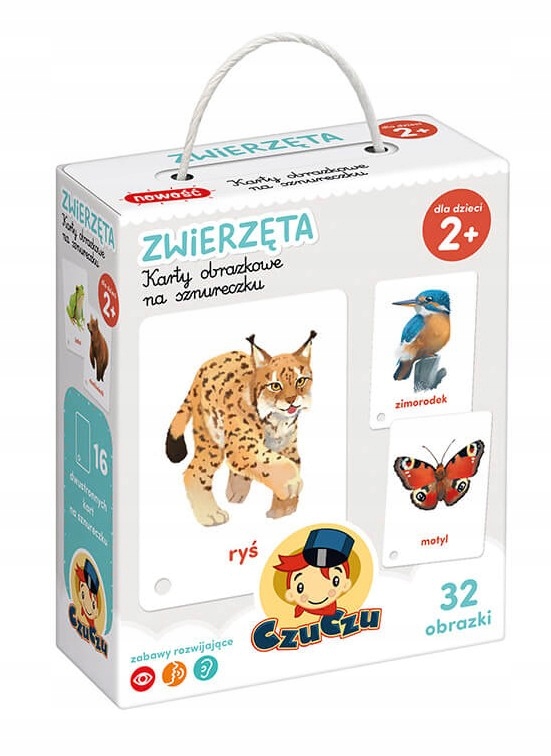 

Karty Obrazkowe Na Sznureczku Zwierzęta +2l