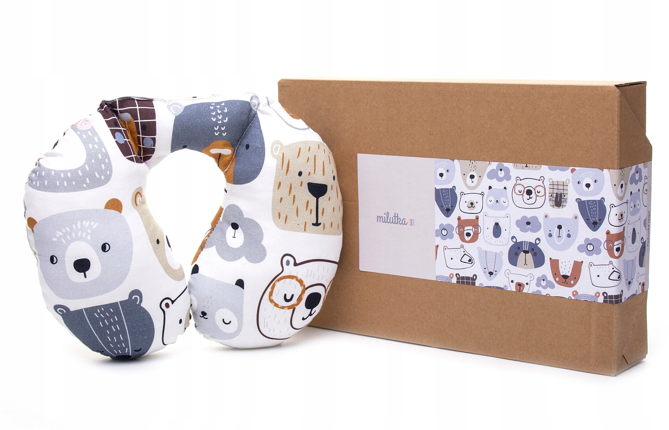 Poduszka podróżna ROGAL ZAGŁÓWEK dziecięcy prezent do samolotu samochodu