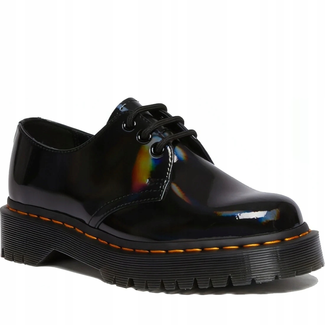 Doc martens rainbow clearance black
